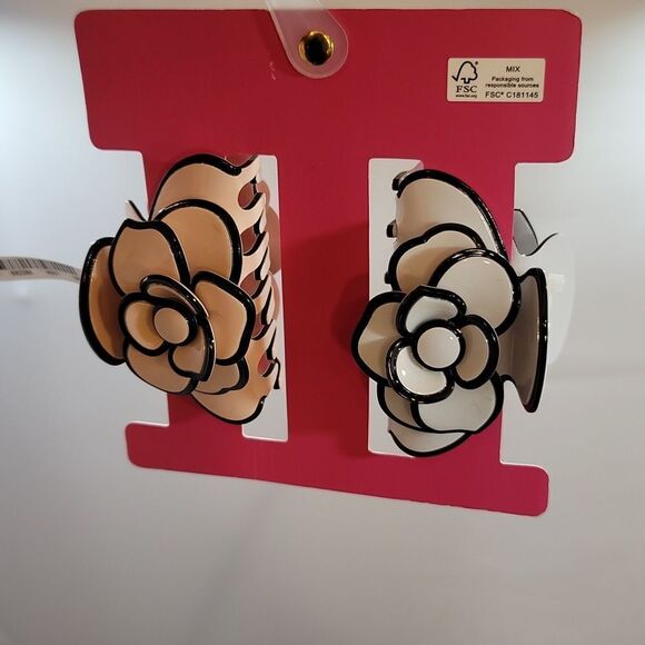 BRAND NEW PINK LINEN HAIR CLAW CLIP CLAMP FOR WOMEN FRENCH STYLE HEAD AC… - Picture 13 of 16